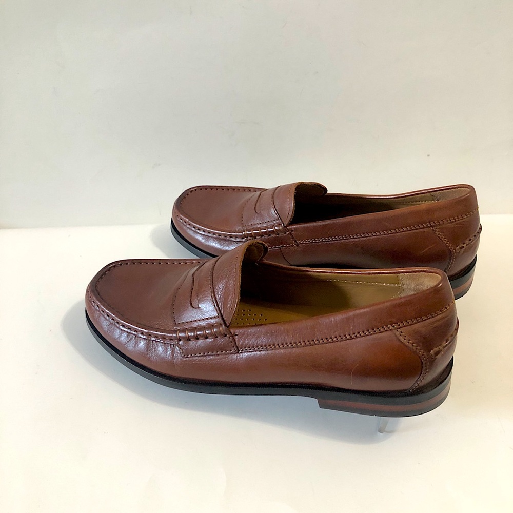 Cole Hann Marine Pinch Tan Classic Men’s Leather Shoes - Picture 3 of 11